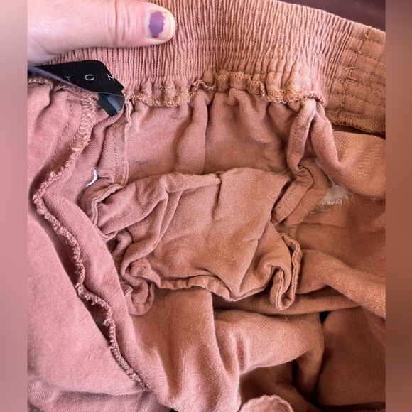 Hatch Venice Linen Blend Paper Bag Waist Pull On Pant sz 8-10 (Hatch 2) - Picture 12 of 15